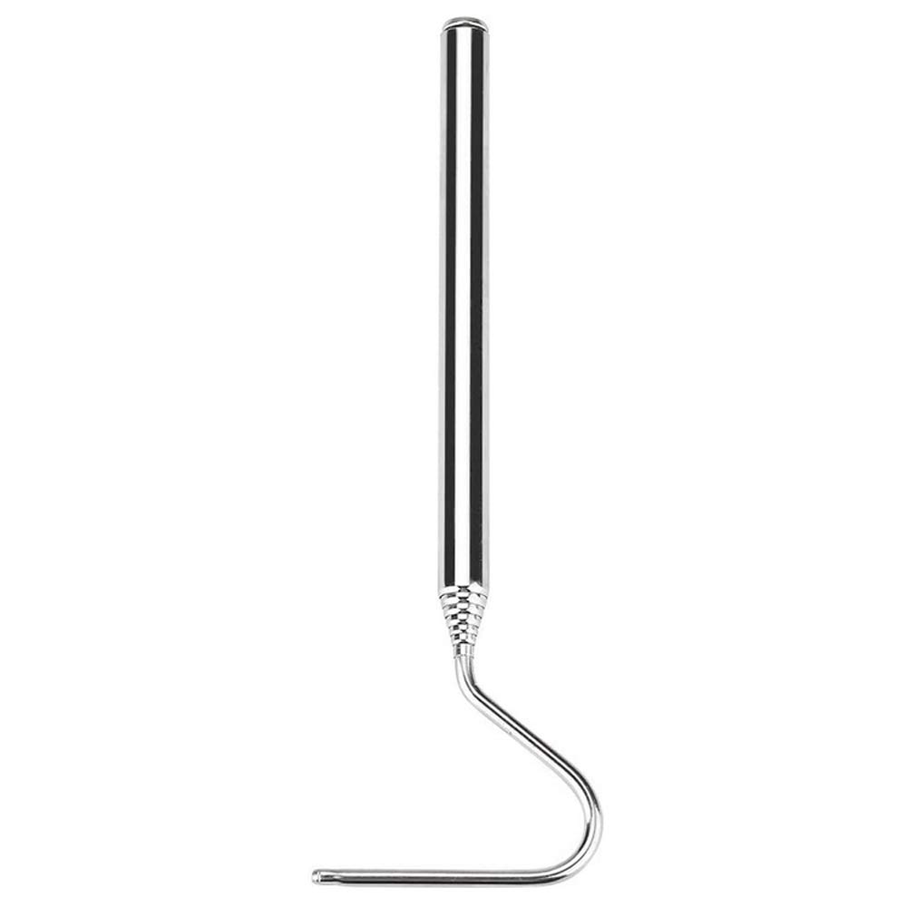Snake Hook, Retractable Snake Rod Stainless Steel Snake Catcher for Snake Lovers Catching Handling Grabber Separate Small Pet Snake 26.77-6.49 Inch