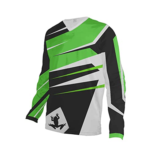 UGLY FROG Designs Motorräder, Ersatzteile & Zubehör Erwachsener Motocross Jersey Cross Offroad Enduro Downhill/Funktionswäsche Shirt Atmungsaktiv Lange Ärmel Rundhalsausschnitt or V-Ausschnitt