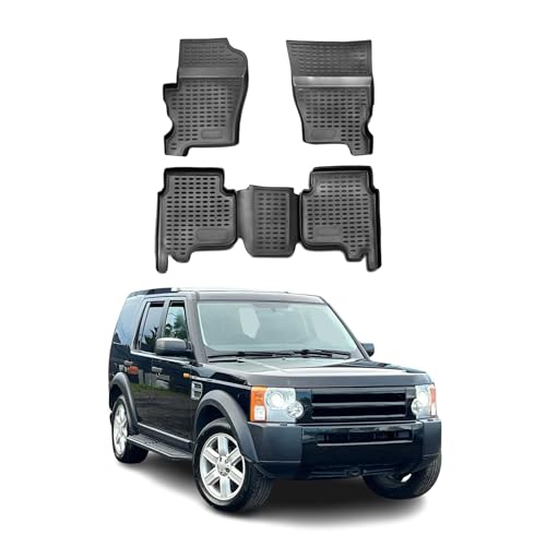 Tapis de sol Land Rover Discovery L319 en caoutchouc contre la boue