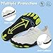 Imagen de Hanani Zapatos de Agua Hombre Escarpines para Mujer Zapatos de Playa Zapatos de natación Deportes acuáticos Blanco EU41