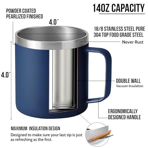 Taza de acero inoxidable 14oz con diseño de pastor alemán miniatura 2