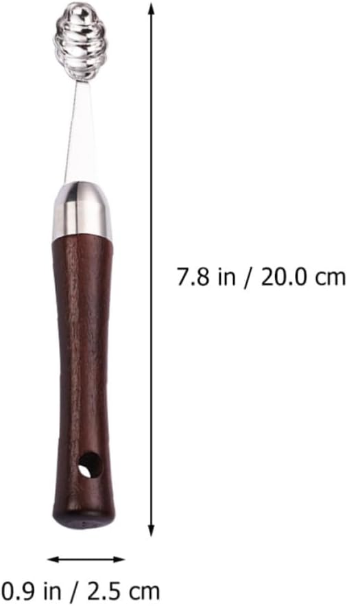 Stainless Steel Fruit Spoon Melon Baller Scoop Wood Handle