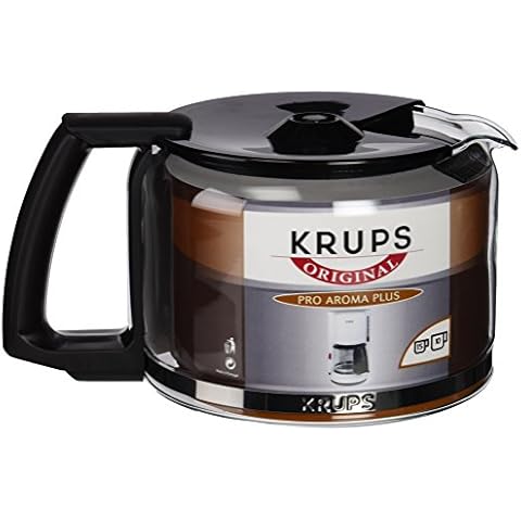 Krups Jarra para Cafetera DUOTHEK Plus Vidrio Resistente al Calor con Asa Multicolor Cover