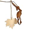 32 Pack Wood Maple Leaf Cutouts Unfinished Wooden Maple Leaf Hanging Ornaments DIY Maple Leaf Craft Gift Tags for Thanksgiving Home Party Decoration Craft Project #2