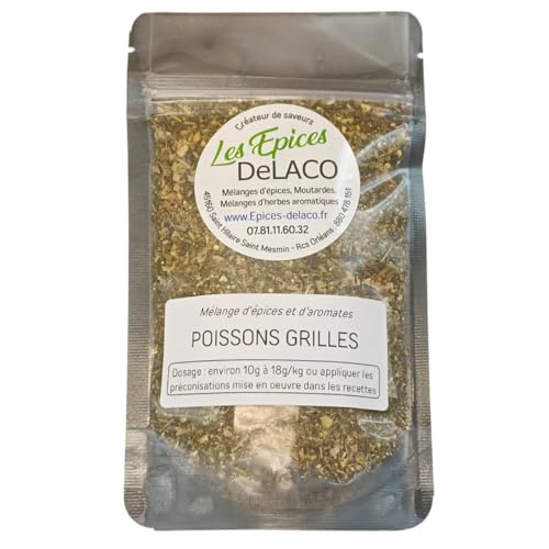 Mélange POISSONS GRILLES 500g Les Epices DeLACO pour assaisonnement