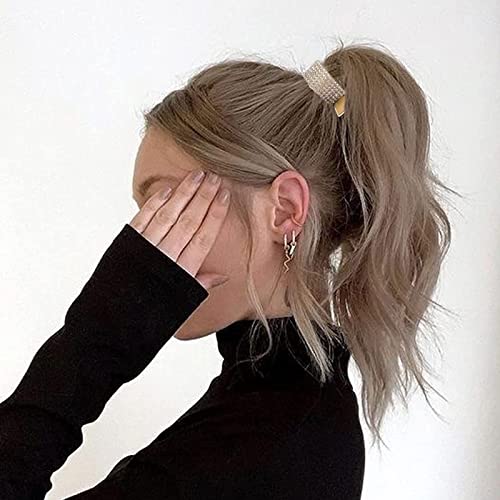 Frdtluthw Hair Clips Medium Hair Claw Clips, 1.4Inch Metal Small Claw Clips For High Ponytail, Shark Hair Clips For Thick Long Hair(Gold, Pack Of 3) #TOP2