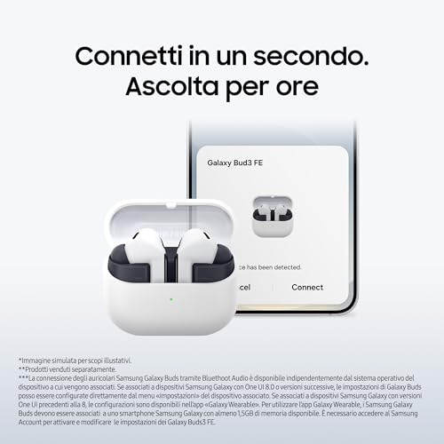 Samsung Galaxy Buds3 Fe Auricolari Wireless, Black - 10