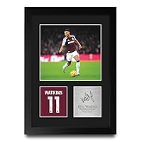 Amazon.co.jp: HWC Trading A4 Ollie Watkins アストン・ヴィラ ファン
