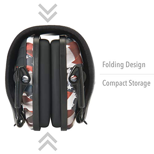 Image of Howard Leight by Honeywell Impact Sport Sound Amplification Electronic Shooting Earmuff, ONE NATION