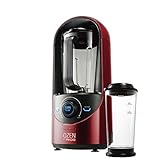Pado Ozen 310 Vacuum Blender, Countertop Kitchen Blender for Nutrient Dense Smoothie Blends That Don't Separate, Plus Extra Vacuum Storage Container-Red