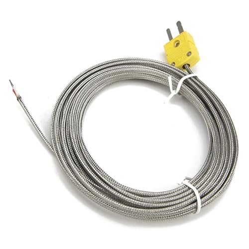 Sensor termopar de alta temperatura con cable de metal de 5 metros 3