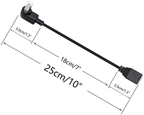 SinLoon 2 Pack 90 Degree USB 2.0 Type-B Printer Cable USB 2.0 B Female to Type-B Male Printer Short Extension Cable for Printer,Scanner, Mobile HDD and More (UP 2)