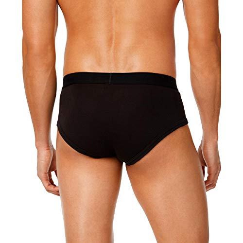 Alfani Mens Big & Tall Cotton Classic Briefs Black 3X2