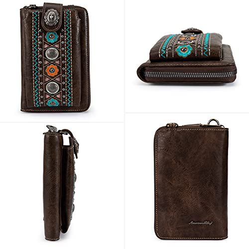 Montana West Crossbody Cell Phone Purse For Women Western Style Cellphone Wallet Bag Travel Size With Strap Mbb-Phd-115Cf #TOP2
