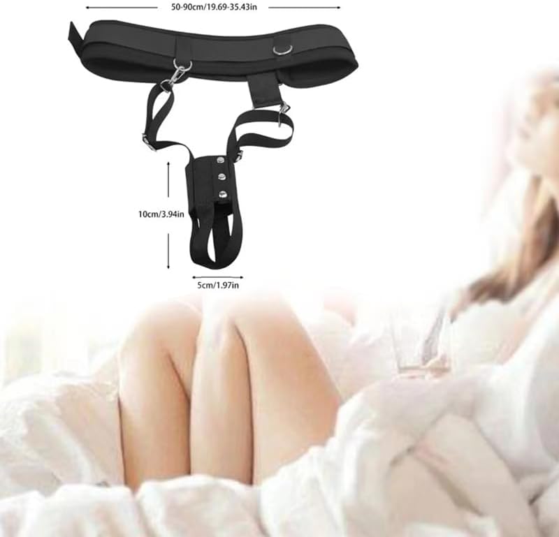 Bondage Vibrator Forced Strap Thigh Harness Waist BDSM Belt Vibrator Forced Strap Leather Harness Vibrator Holder Bondage Strap-on Harness BDSM Chastity Forced Orgasm Belt for Dildo for Couples