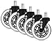 GHB 5pcs Roulettes Chaise Bureau 11mm x 22mm Roulement Silencieux et Résistantes à L’Abrasion