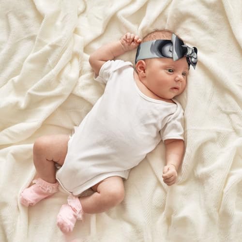 Mouse in the Hole Baby Bow Headband. Comfortable baby headband, suitable for daily wear and photo props.4