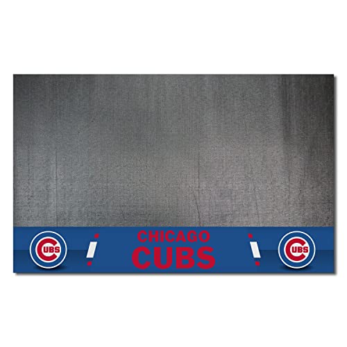 FANMATS MLB Chicago Cubs Vinyl Grill Mat