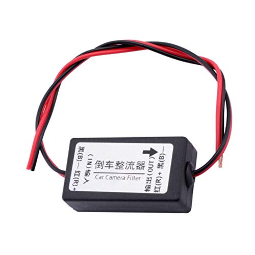 Centitenk 12V del Coche de la cámara del rectificador cámara de visión Trasera de Marcha atrás Power Relay Reserva de la cámara del Filtro Opcional Automotive Cover