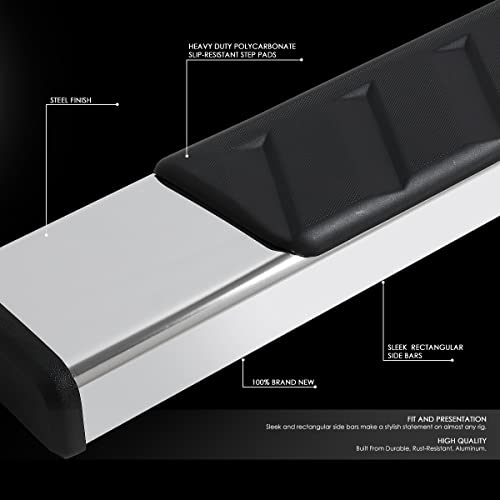 Estribos acero inoxidable cromado para Dodge Ram 1500 miniatura 2