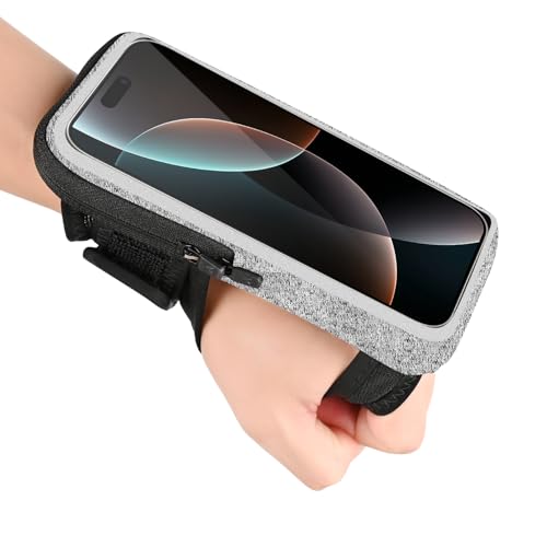 Guzack Brazalete Movil Running [Ajustable] Brazalete Deportivo para [Muñeca y Antebrazo] 6.9" Funda Movil Correr para iPhone 16/15/14 Pro Max/Samsung Galaxy S24/S23/S22 Porta Movil Runnning Accesorios