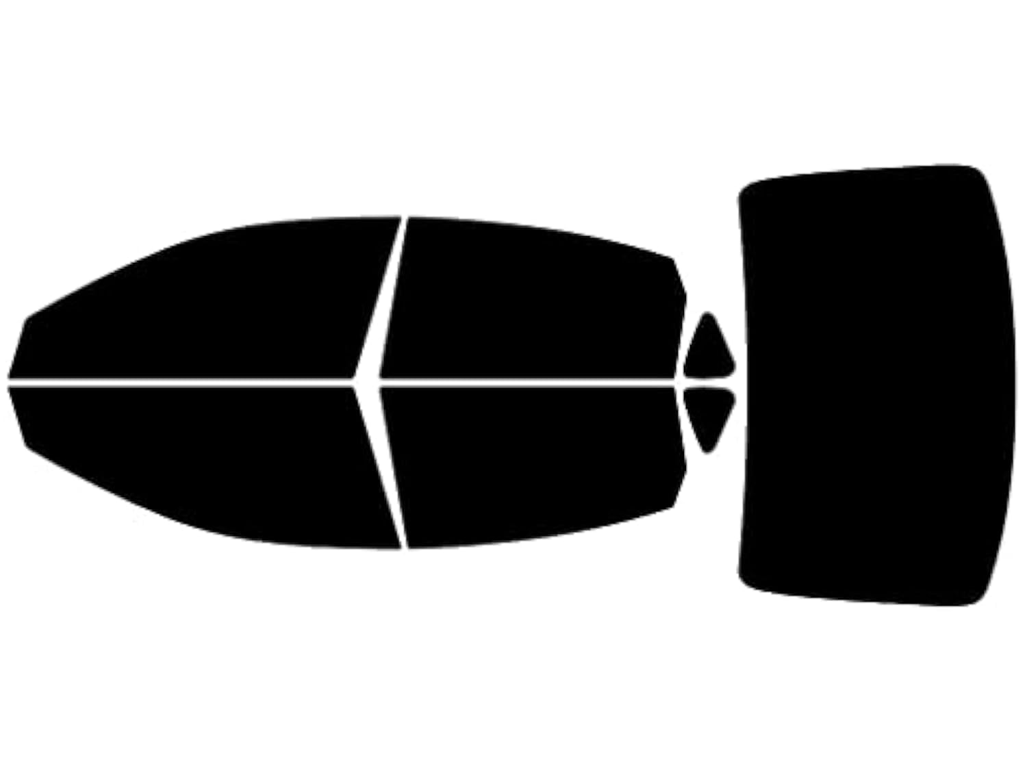 Rvinyl Window Tint Kit Compatible with Nissan Altima 2013-2018 (Sedan) - Complete Precut Kit - 5%