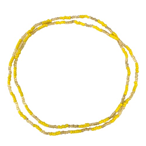 Collar Oshun Collares Elekes Santería Cubana religión Yoruba afrocubana Collar Orisha Collar de Cuentas Collares babalawo Colgante Oshun Amarillo Cover