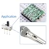 ON Off Switch, SPDT Micro Switch Mini Switches Small Slide Toggle 1p2t for PCB Arduino Breadboard Electronic Board Dip Miniature 3mm 70PCS GuuYebe