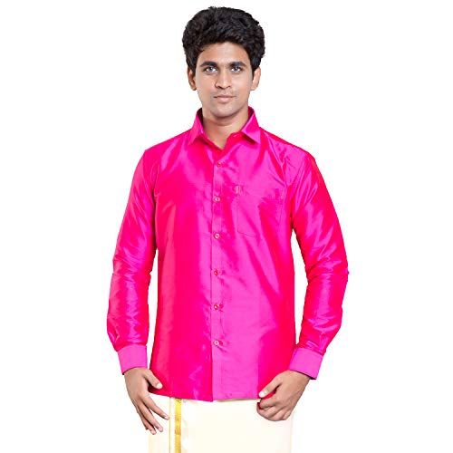 Image of THANGAMAGAN Men's Regular Fit Shirt