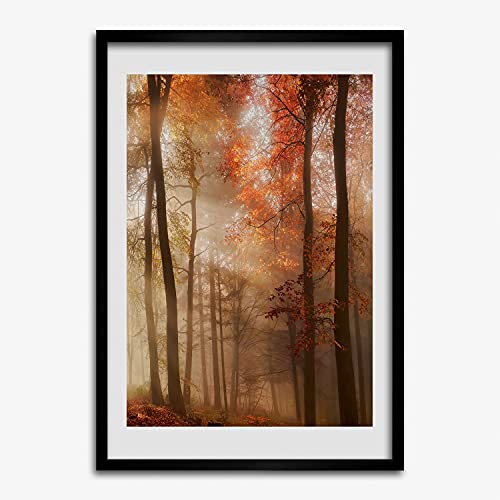 Tableau Forêt d'automne Tulup pour décoration salon moderne