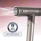 Shark SpeedStyle Pro FLEX Hair Dryer, High Performance High-Velocity Hair-Dryer w/ 4 Styling Attachments, Lightweight, Ionic, No Heat Damage, Folding Handle, For All Hair Types, Mocha Silver HD542UK - Image 13