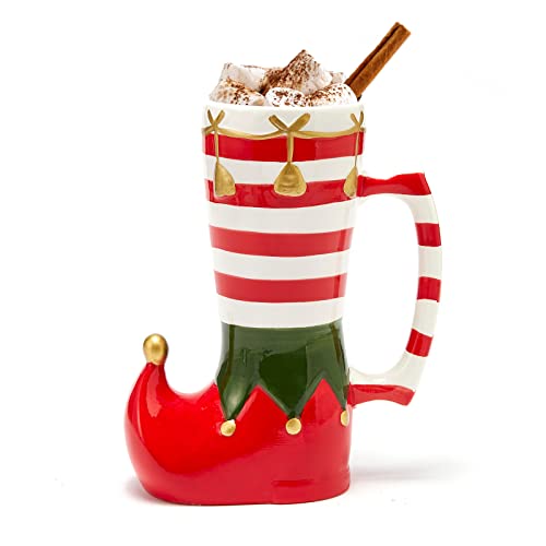 Elf Boot Large Ceramic Mug