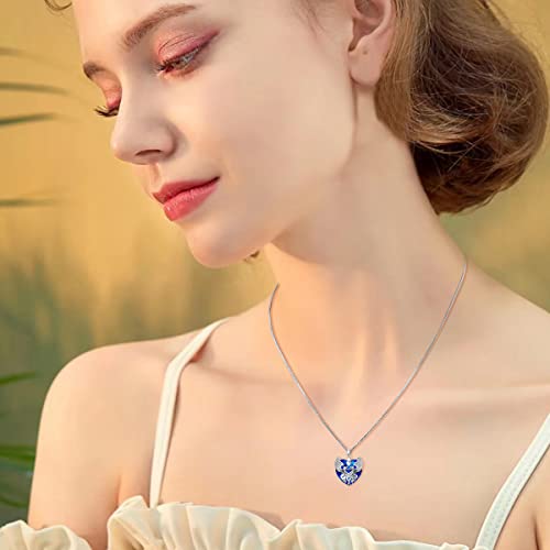 Proess Sterling Silver Phoenix Necklace For Women Girls Couple Phoenix Pendant Jewelry Gift Phoenix Nirvana Firebird Necklace Birthday Christmas Valentine's Day Gifts #TOP2