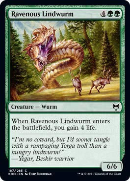 Amazon.com: Magic: The Gathering - Ravenous Lindwurm