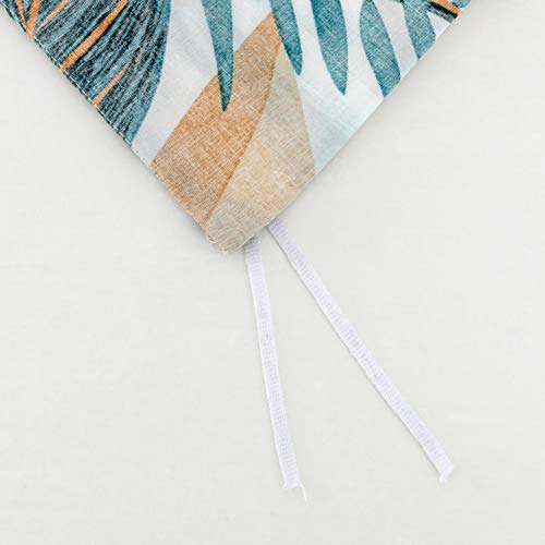 Yuheguoji Tropical Duvet Cover King 100% Cotton Yellow Green Plant Duvet Cover 3 Pcs Set 1 Palm Leaves Patterned Duvet Cover With Zipper Ties 2 Pillowcases Modern Farmhouse Botanical Bedding Set Soft #TOP3