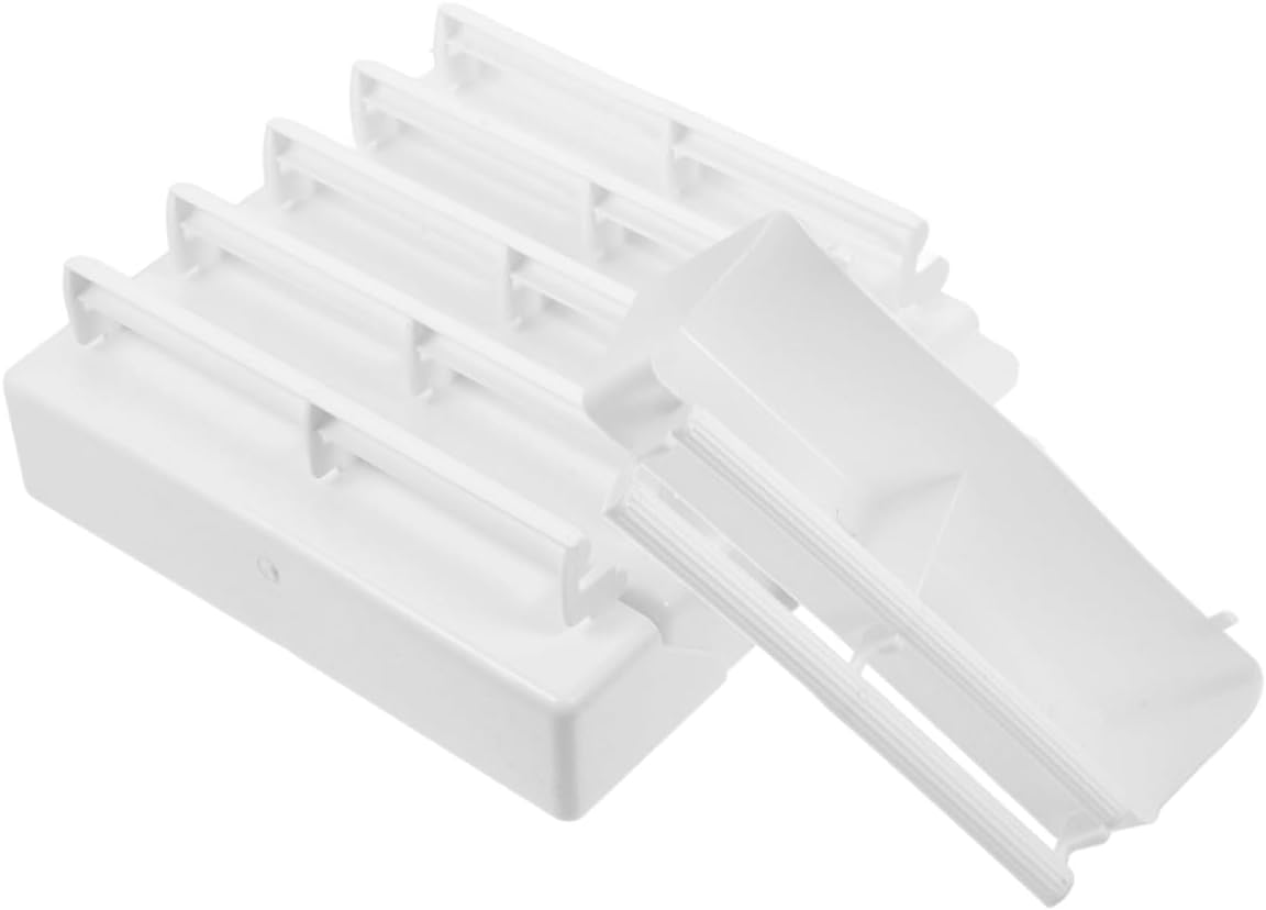 VANZACK 6pcs Bird Feeder Bowls and Food Dispenser for Cage Plastic Design for Feeding and Watering for Birds Pigeons and Parrots