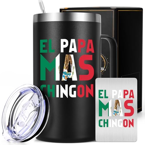 Taza de café de acero inoxidable para papá 20oz miniatura 1