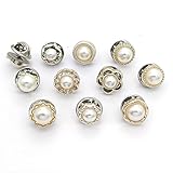 10Pcs safety buttons for women brooch for women Women Shirt Brooch Buttons Cover up Button Pearl Safety Brooch Pins Button for Clothing Dress Supplies Clothing Bags Accessories Supplies DIY Crafts