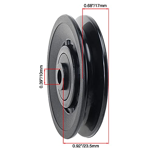 Yaegoo Bearing Pulley Wheel, 90mm/3.5