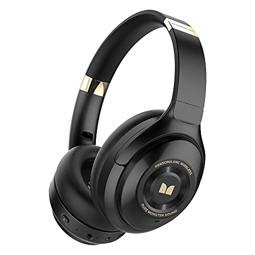 Exclusive Special Monster Active Noise Cancelling Headphones Wireless Over Ear Bluetooth Earphone Deep Bass Hi-Res Sound Headset Quick Charge 30H Playtime Comfortable Fit Clear Calls