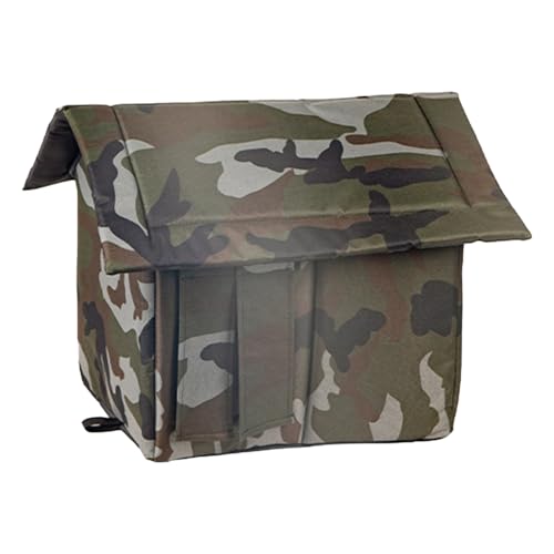 Casa para Gatos Al Aire Libre, Refugio para Gatos Callejeros, Refugio para Cachorros Al Aire Libre, Caseta para Gatos para Exteriores Cuatro Estaciones A Prueba De Viento Resistente A La Lluvia