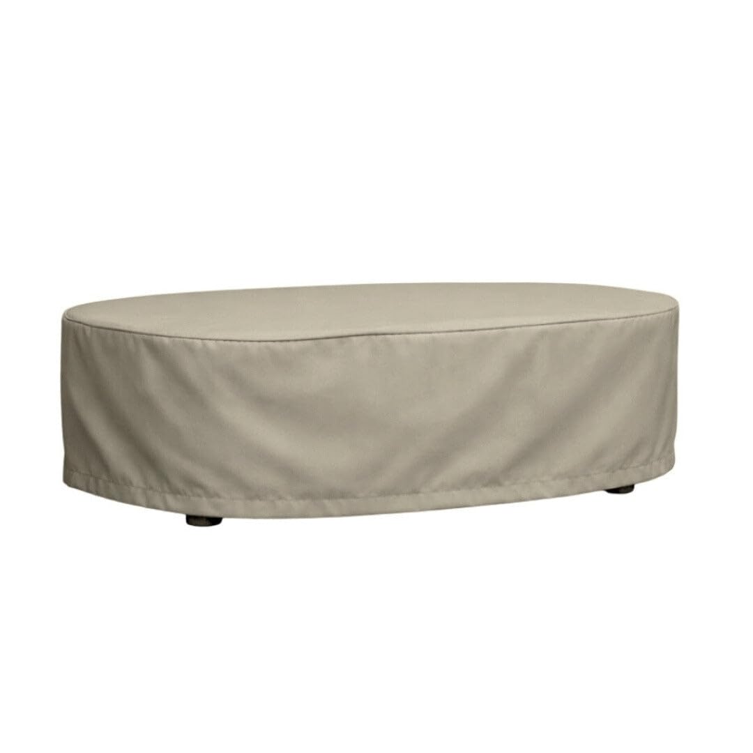 Nortene | Funda Protectora Mesa Ovalada Exterior | Impermeable | Anti-UV | 230x130x70 cm