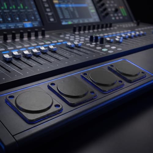 HORIALENCE 5 Szt. Częściowy Metalowych Paneli Montażowych D-series Blank Panel Do Szaf Rack Audio z Kompletem Śrub i Nakrętek Do Montażu Chassis i Ochrony Złączy