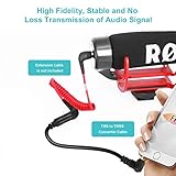 Yosoo Health Gear TRS to TRRS Converter Cable, 3.5mm TRS to TRRS Adapter Microphone Adapter Cable Converter Mobile Audio Adapter for Microphone Compatible, Camera Video Recording - Image 5