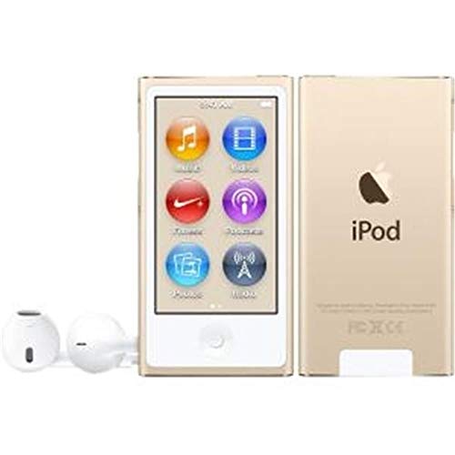 Apple iPod Nano, 16GB - Gold (Renewed)