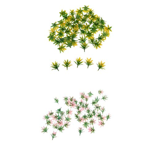 T TOOYFUL 100pz Modello di Fiore in Miniatura Falso Paesaggio Fai-da-Te