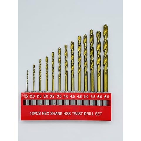 Hep 13pc Titanium Coated Drill Bit Set Cover