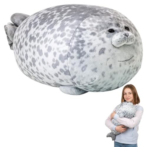 ZYLOUY 1 Stück Robbe Kuscheltier 20 cm Größe Seal Plush Robbe Weiches Kuscheltier für Alle Altersgruppen Kuscheltier Robbes Perfekt für Schlafzimmer und Wohnzimmer