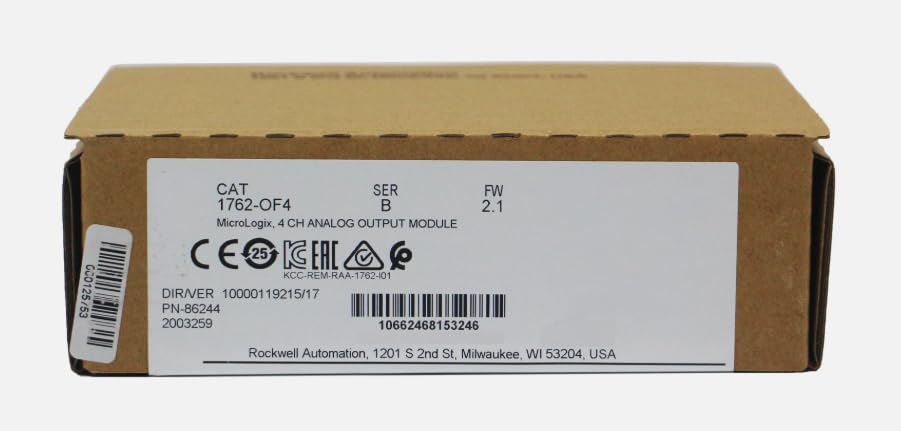 New 1762-OF4 Analog Output Module