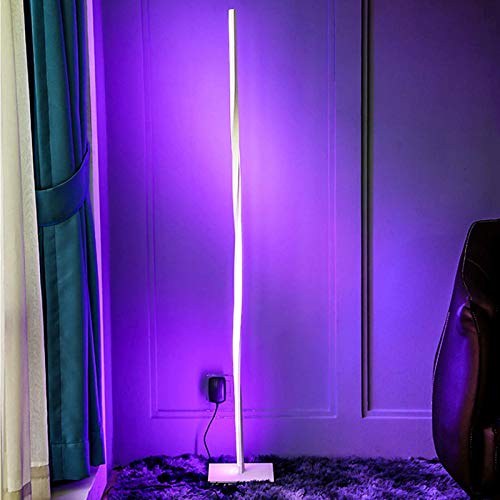 RGB Bunte Wand Ecke Bodenleuchten, Touch Fernbedienung Dimmen Wohnzimmer Stehleuchte LED 16 Millionen Farben Leselampe für Schlafzimmer